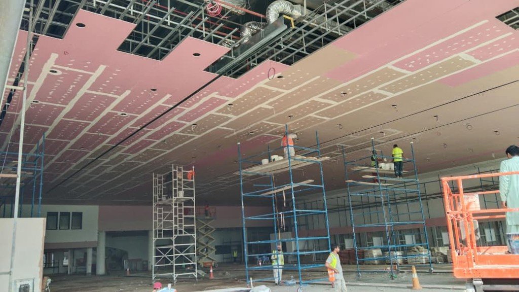 Gypsumboard work